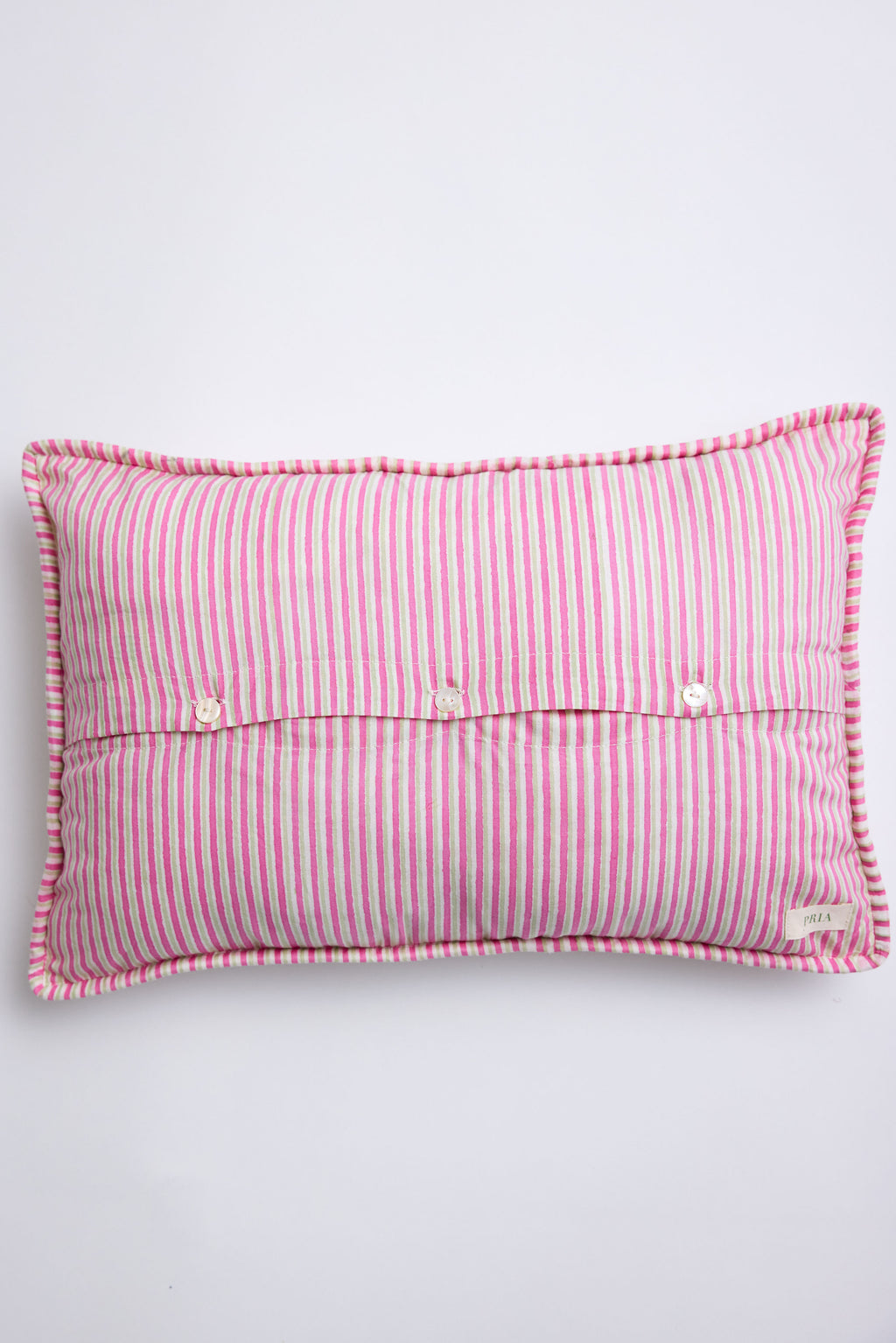 Rose Cottage Pipped Throw Pillow