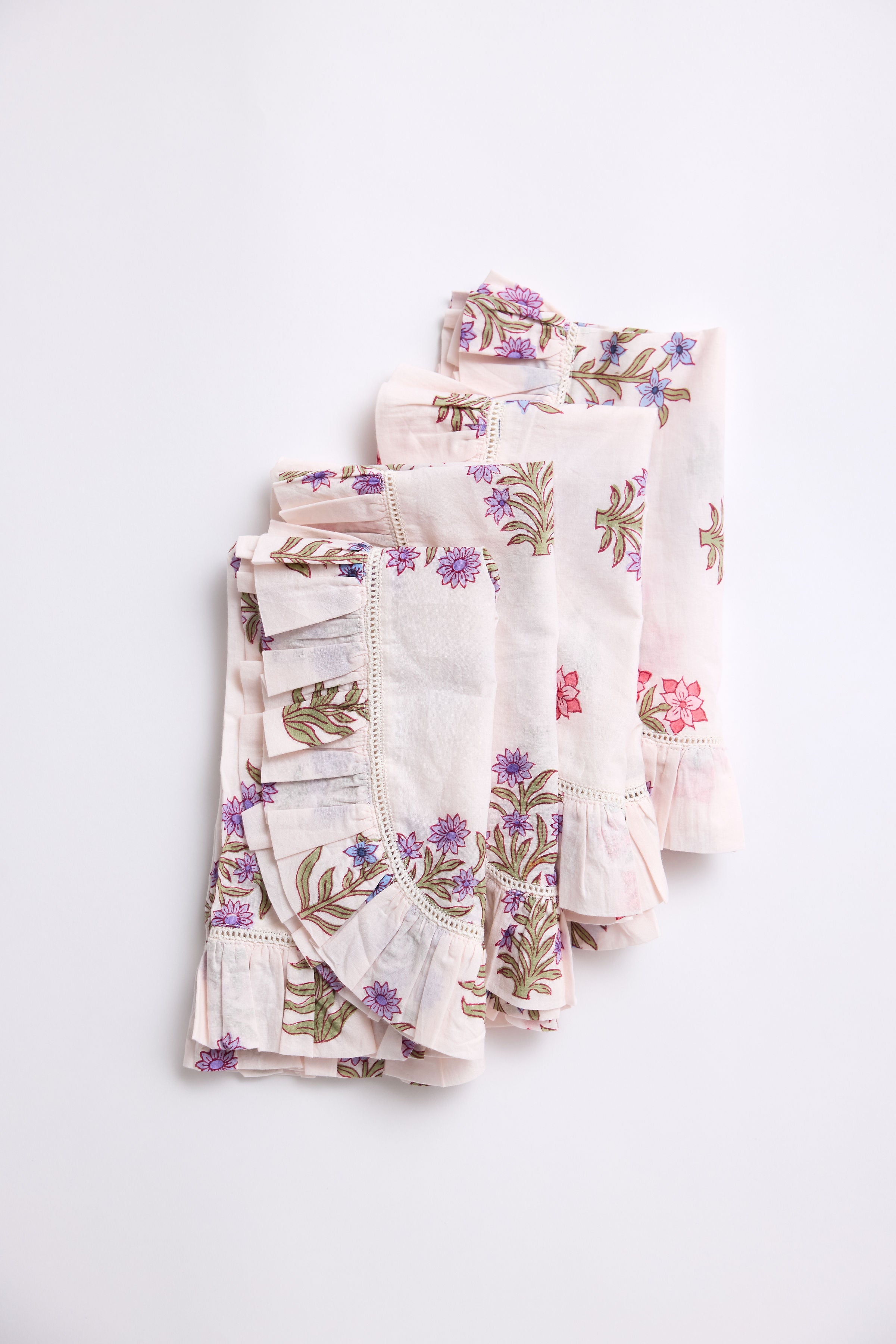 Wildflower Ruffle Napkin (Set of 4)