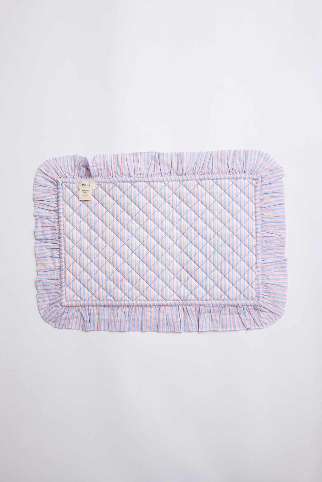 Wildflower Bloom Quilted Ruffle Placemat (Set of 4)